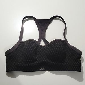 Victoria's Secret Black & Gray Sports Bra Sz